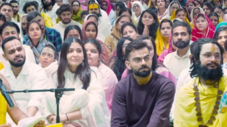 IPL 2026 के बीच प्रेमानंद महाराज के आश्रम पहुंचे विराट-अनुष्का, आम लोगों संग सुना प्रवचन