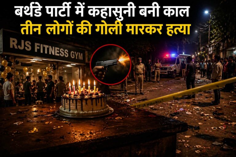 Bulandshahr : जिम में ट्रिपल मर्डर, बर्थडे पार्टी में चेहरे पर लगाया केक तो शख्स ने 3 दोस्तों को मारी गोली