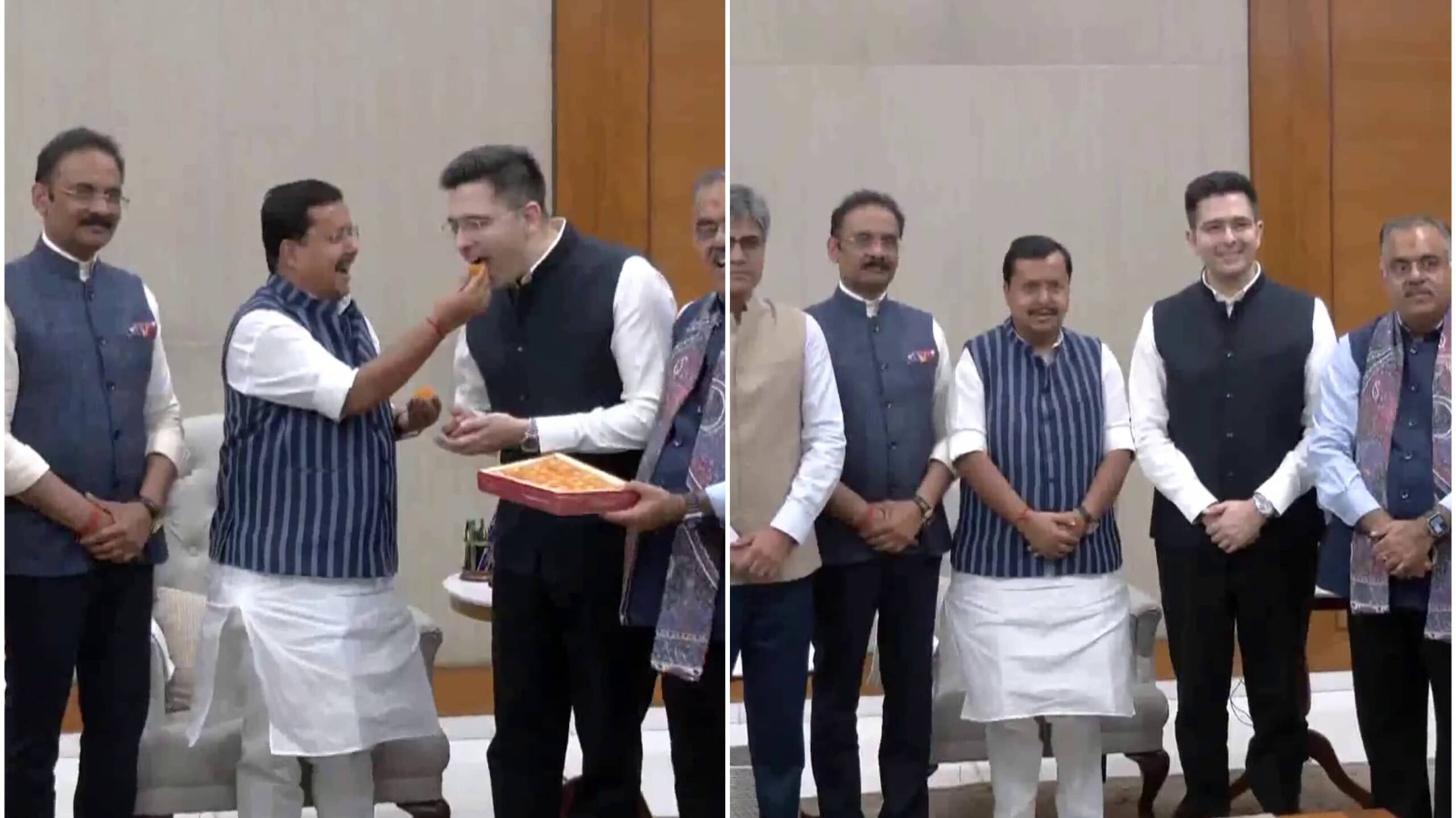 नितिन नवीन ने खिलाया लड्डू, बीजेपी मुख्‍यालय में गूंजे नारे... AAP को छोड़कर राघव चड्ढा, संदीप पाठक और अशोक मित्तल BJP में हुए शामिल