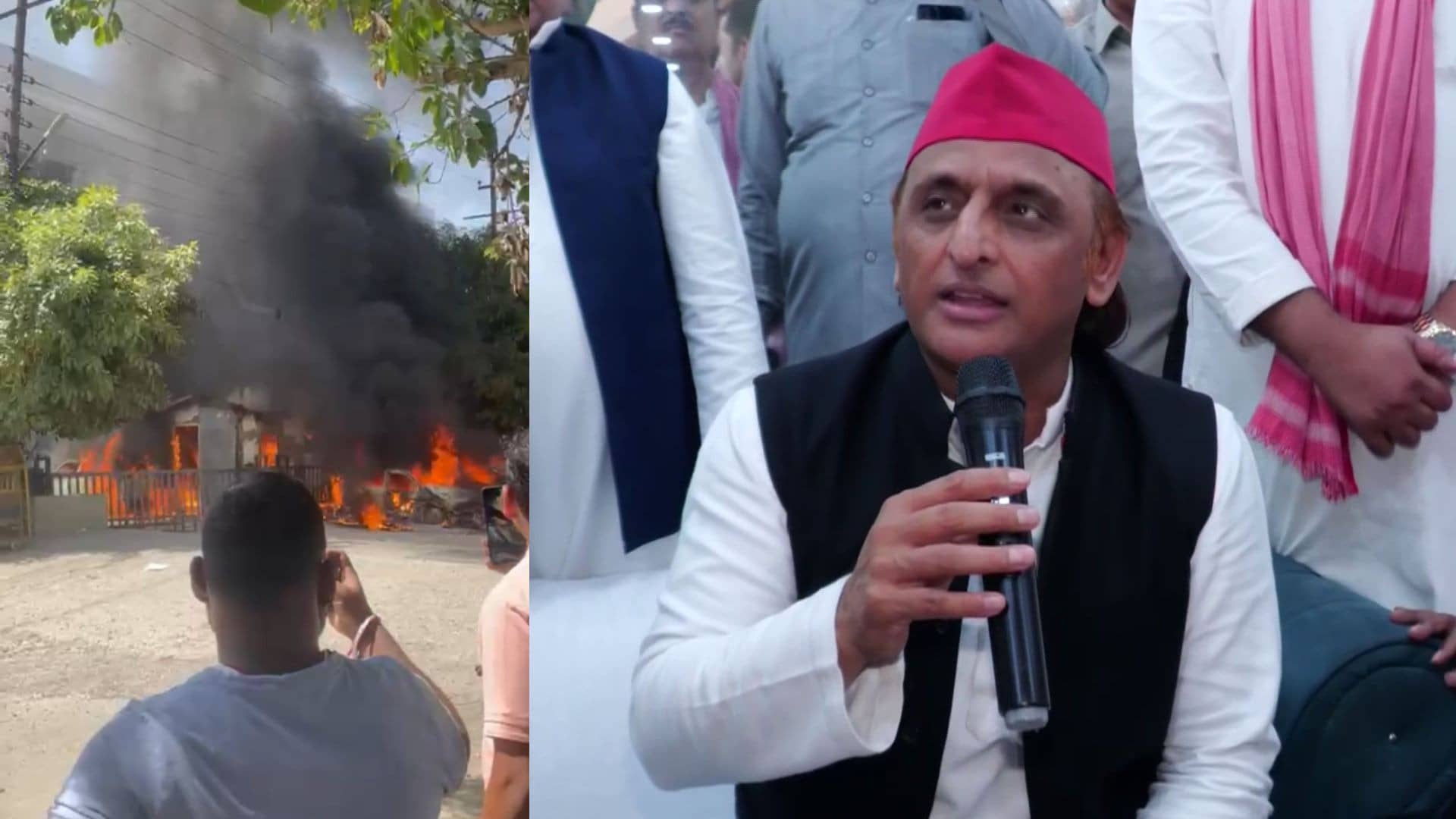 Noida Protest: नोएडा में कर्मचारियों का हिंसक प्रदर्शन, आगजनी और बवाल; अब अखिलेश की एंट्री, कहा- जो हुआ उसके लिए सरकार जिम्मेदार, महंगाई...