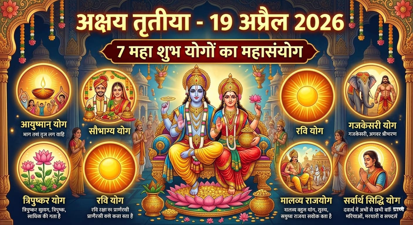 Akshaya Tritiya 2026 Shubh Yog: गजकेसरी और मालव्य राजयोग सहित 7 दुर्लभ योगों का संयोग लेकर आ रही इस साल की अक्षय तृतीया