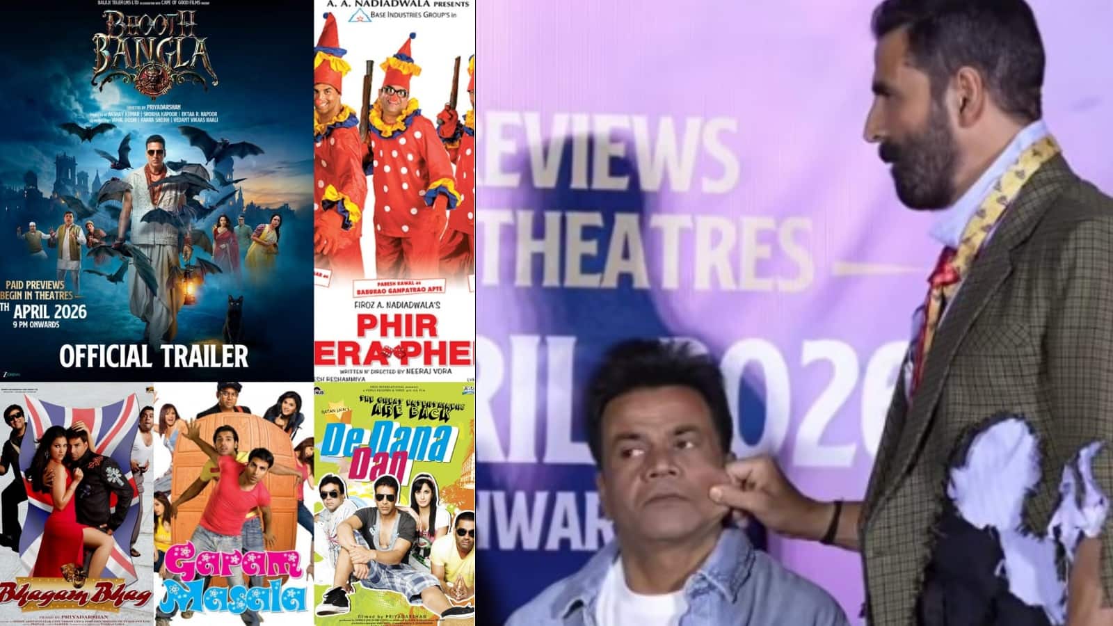 Akshay Kumar-Rajpal Yadav: 'भूत बंगला' से पहले इन फिल्मों में धमाल मचा चुके हैं अक्षय कुमार-राजपाल यादव, हिट जोड़ी की फिल्मों पर डालें एक नजर