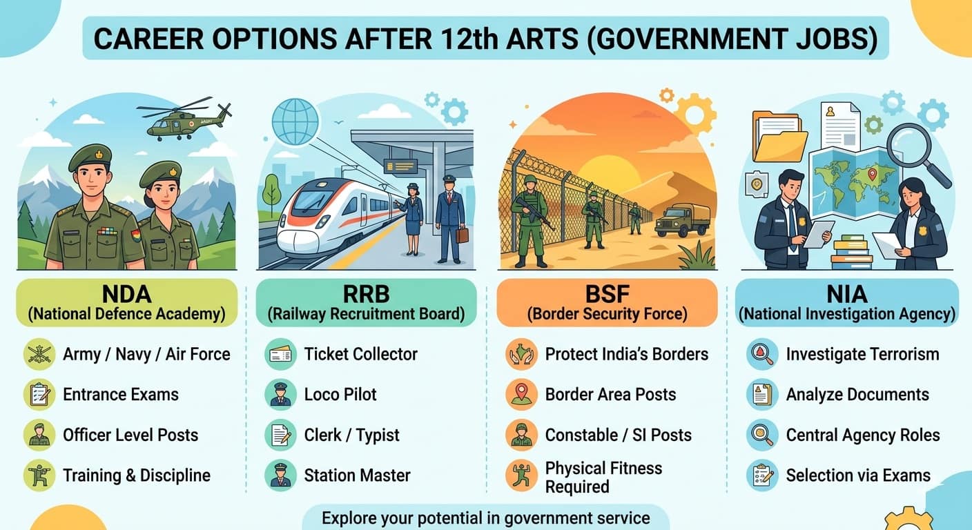 Best Arts Career Options after 12th: आर्ट्स स्ट्रीम से 12वीं करने के बाद इन सरकारी नौकरियों के साथ मिल सकता है सम्मान, पैसा और पद