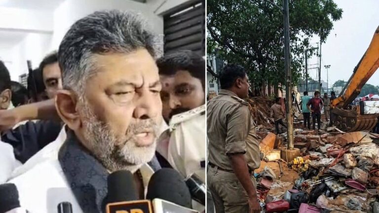 Bengaluru Tragedy: बेंगलुरु में दीवार के नीचे दफन हुई 7 जिंदगियां, घटनास्थल पर पहुंचे उपमुख्यमंत्री शिवकुमार; जांच के दिए आदेश