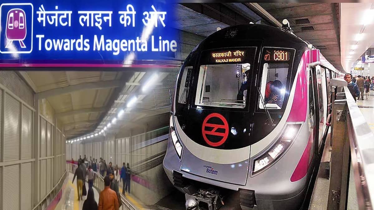 2 घंटे से दिल्ली मेट्रो में फंसे हैं यात्री, प्लेटफॉर्म पर भी भारी भीड़; कालकाजी मंदिर और बॉटनिकल गार्डन के बीच क्यों आई ये दिक्कत?