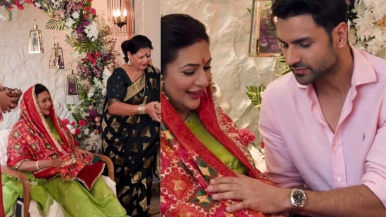 Divyanka Tripathi Baby Shower: खुशियों से चहक उठा दिव्यांका त्रिपाठी का घर, गोदभराई की रस्म में बला की खूबसूरत लगीं टीवी की 'ईशिता'