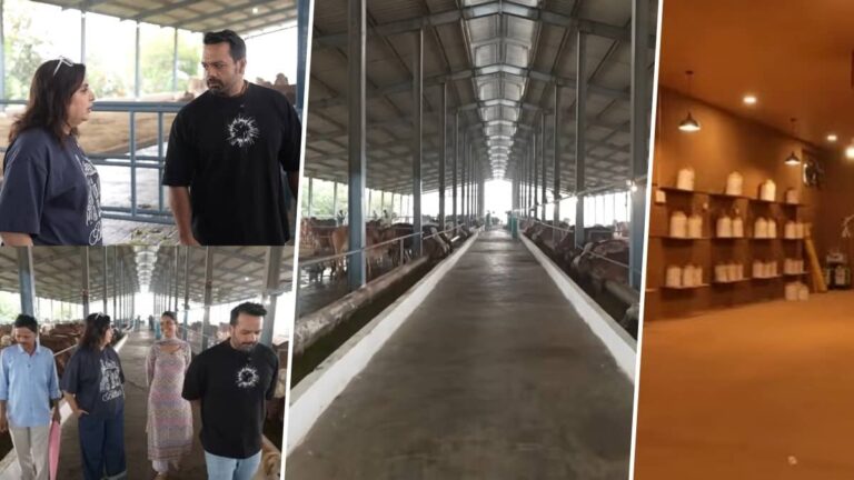 यूट्यूबर ने बनाया करोड़ों का इकोफ्रेंडली फार्म हाउस, गोबर से लीपी दीवार, 200 गायें और बिल्कुल गांव जैसा अनुभव... ठाठ देख फराह खान रह गईं दंग
