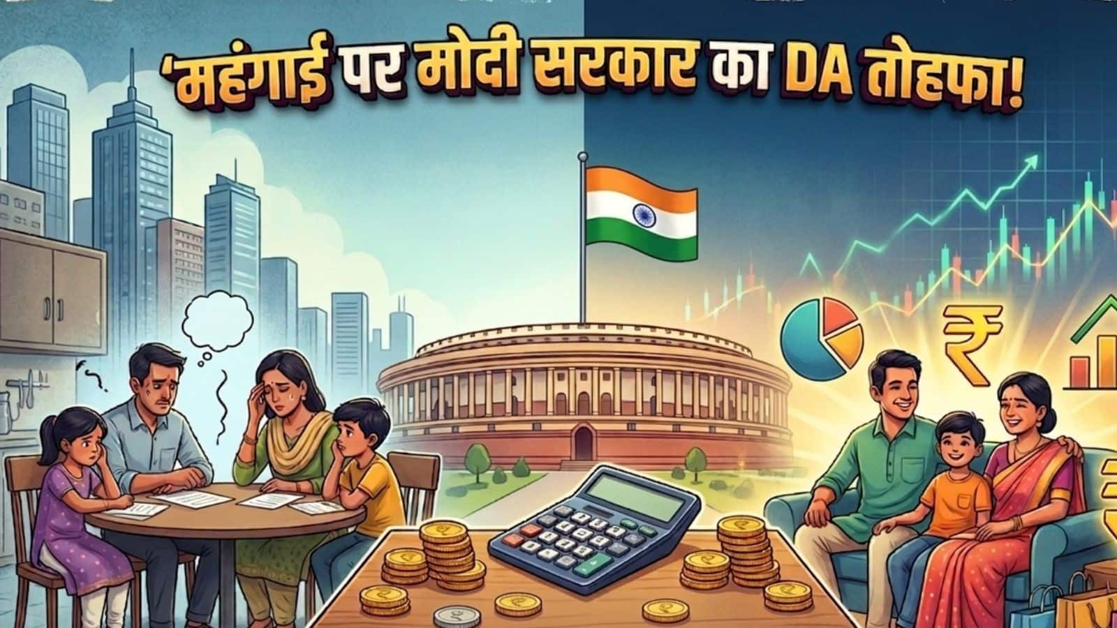 DA में 2% की बढ़ोतरी से कितना होगा फायदा? जानें 50,000 की बेसिक सैलरी पर अब कितना बढ़ेगा आपका वेतन