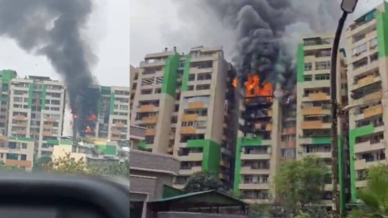 9वें फ्लोर पर लगी आग, 11वें फ्लोर तक सब स्वाहा... सुबह-सुबह गाजियाबाद की गौर ग्रीन सोसाइटी के कई फ्लैट्स धू-धू कर जले, देखिए भयावह VIDEO