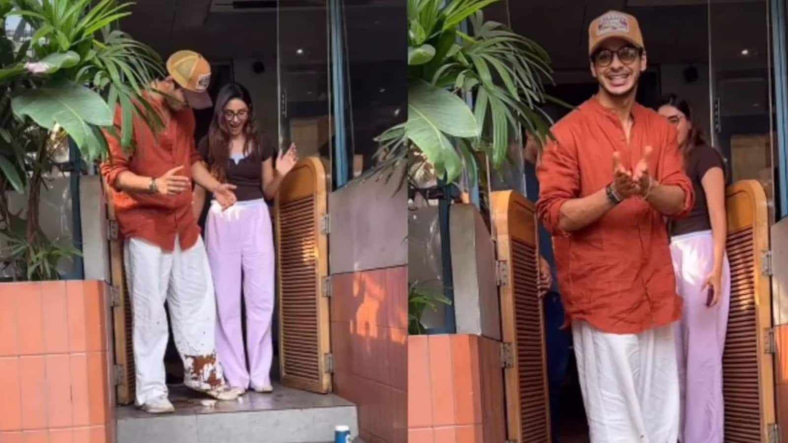 Ishaan Khatter Oops Moment:  इसे रहने दे न भाई...., पैप के सामने हाथ जोड़ ईशान खट्टर ने की रिक्वेस्ट