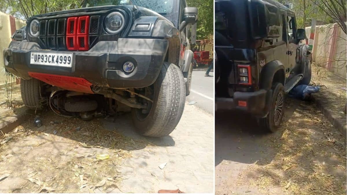 UP: झांसी में तेज रफ्तार थार ने स्कूटी को मारी टक्कर, यूनिवर्सिटी के पूर्व रजिस्ट्रार की दर्दनाक मौत; आरोपी सिपाही गिरफ्तार