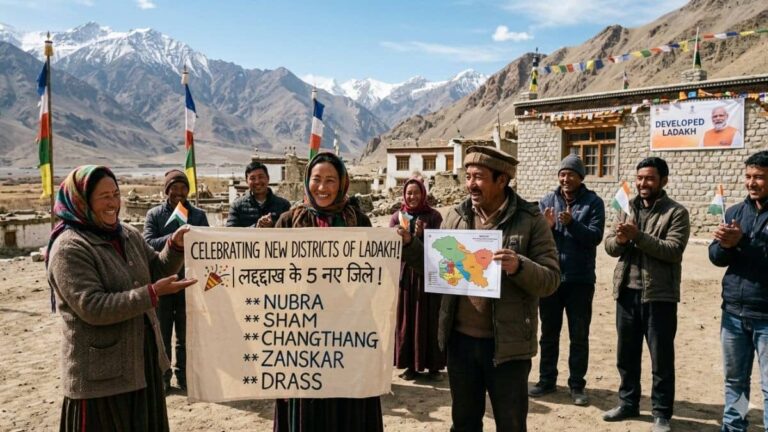 Ladakh New Districts: लद्दाख में बनाए गए 5 नए जिले, LG विनय सक्सेना ने की बड़ी घोषणा; जानें कौन-कौन से डिस्ट्रिक्ट्स होंगे