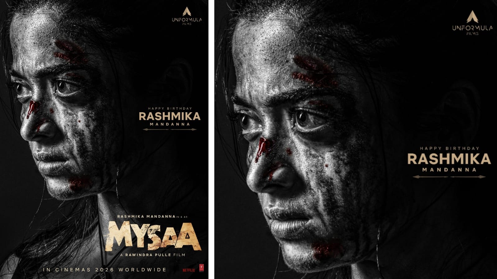 Mysaa: 'मायसा' के मेकर्स ने रश्मिका मंदाना के जन्मदिन पर रिलीज़ किया नया पोस्टर, एक्ट्रेस का दिखा जबरदस्त लुक!