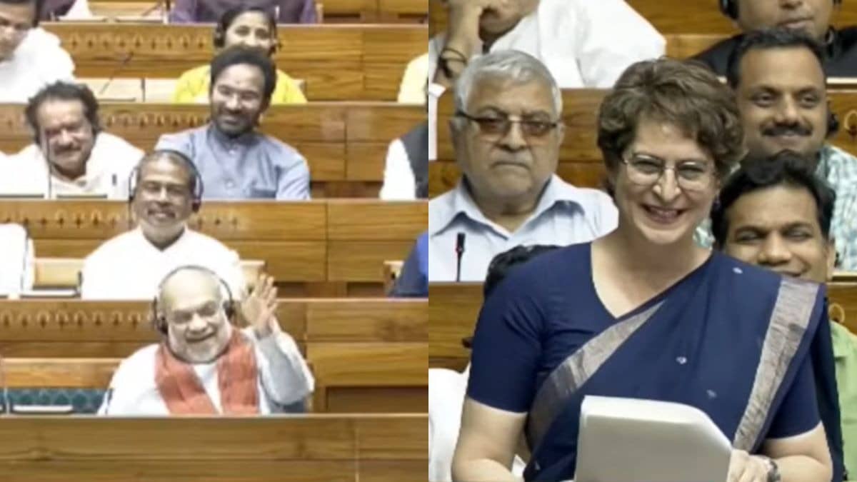 'गृहमंत्री जी हंस रहे हैं, पूरी योजना बना रखी है, चाणक्य जिंदा होते तो चौंक जाते आपकी राजनीति देखकर', प्रियंका गांधी को सुन मुस्कुराने लगे अमित शाह