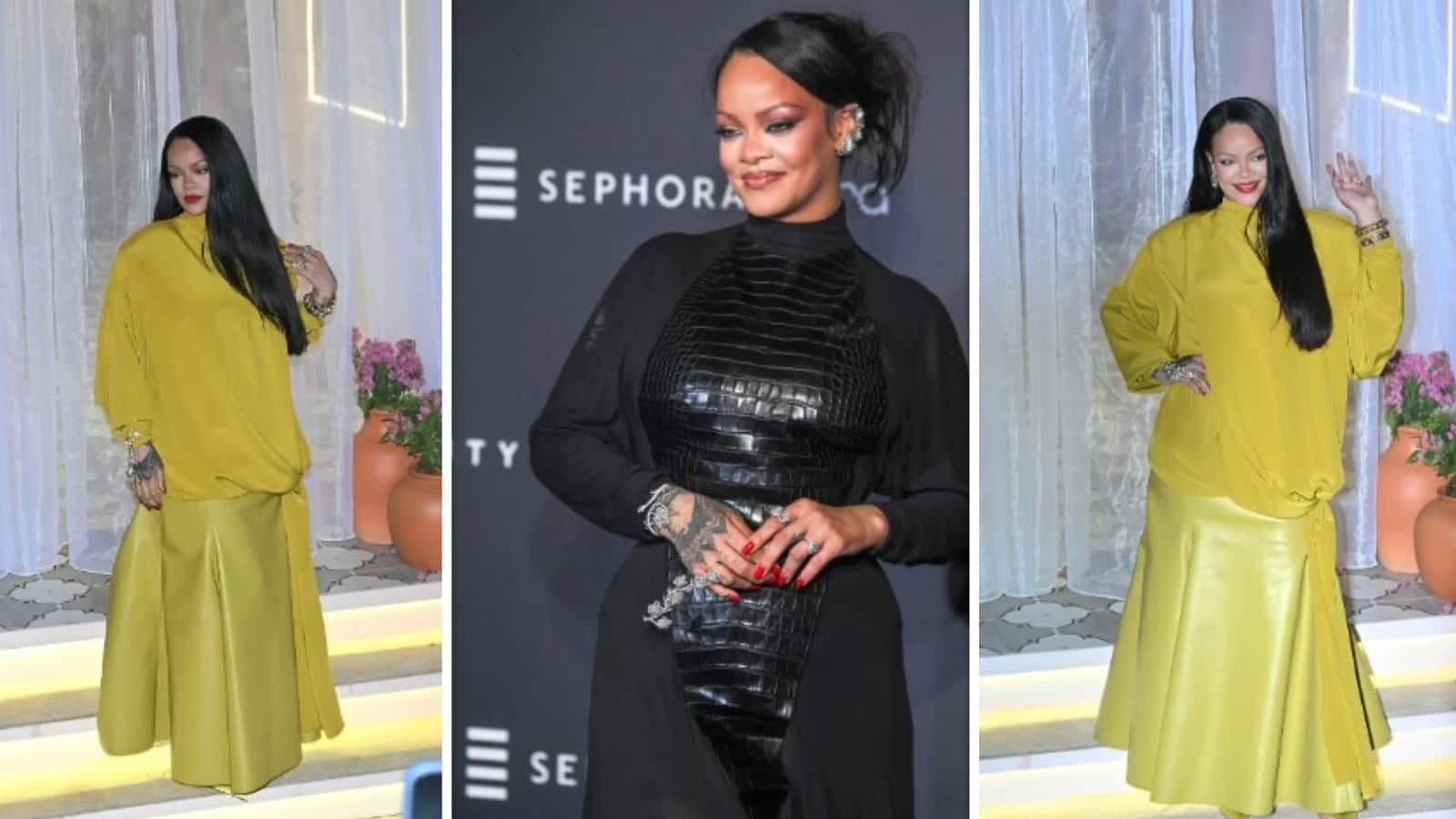 Rihanna: मुंबई इवेंट में रेहना ने पैप के साछ दिए पोज, बॉलावुड सितारों का लगा मेला