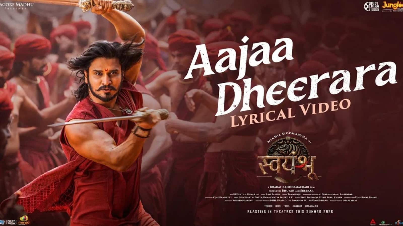 Swayambhu: निखिल सिद्धार्थ का दिखा जबरदस्त योद्धा अवतार, 'स्वयंभू' का वॉर सॉन्ग हुआ रिलीज़