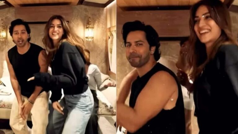 Cocktail 2: कृति सेनन- वरुण धवन ने 'कॉकटेल 2' के गाने पर थिरकाए कदम, वीडियो देख फैंस हुए कायल