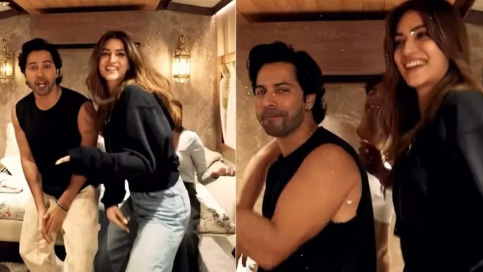 Cocktail 2: कृति सेनन- वरुण धवन ने 'कॉकटेल 2' के गाने पर थिरकाए कदम, वीडियो देख फैंस हुए कायल