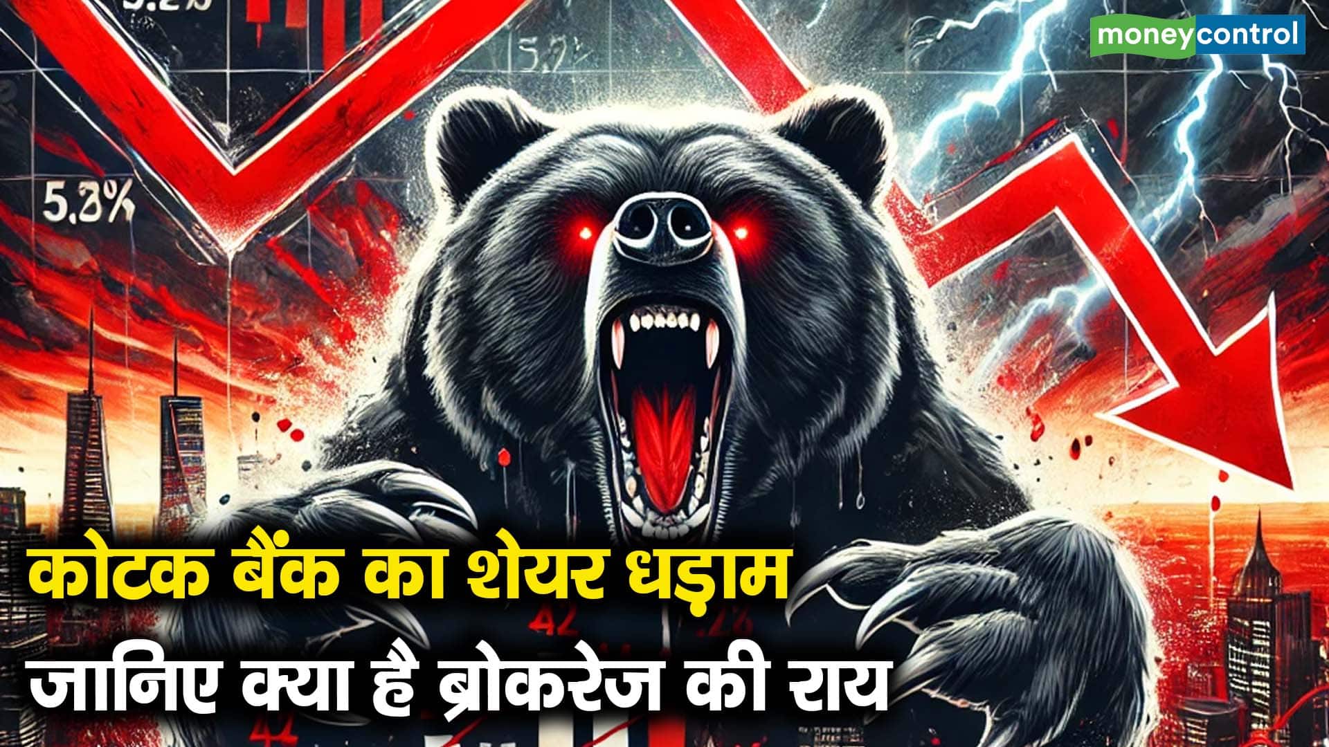 कोटक बैंक का शेयर धड़ाम, जानिए क्या है ब्रोकरेज की राय