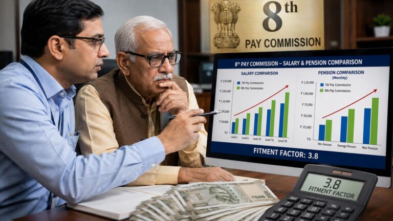 8th Pay Commission: 8वें वेतन आयोग पर बिग अपडेट, डिफेंस और रेलवे यूनियन के साथ बैठक शुरू, सैलरी-पेंशन पर क्या फैसला इसपर नजर