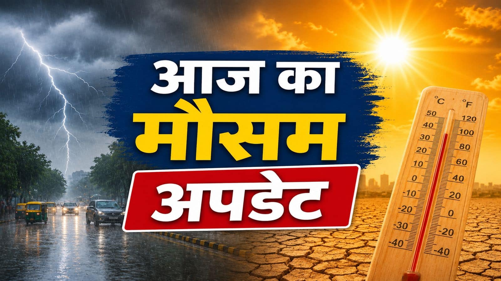 आज का मौसम 21 मई: IMD ने 50-60kmph स्पीड वाले बवंडर संग इन राज्यों में भारी बारिश का अलर्ट दिया, इन जगहों पर हीटवेव का Red Alert