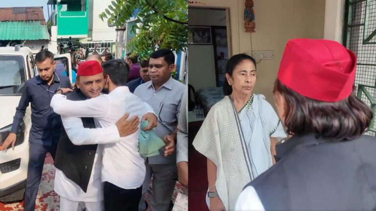 अखिलेश यादव ने पहुंचते ही अभिषेक बनर्जी को लगाया गले और फिर ममता बनर्जी से कहा- आप हारी नहीं हैं दीदी!