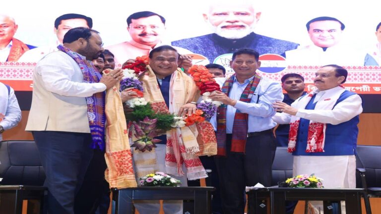 असम में फिर से 12 मई को मुख्यमंत्री बनेंगे हिमंता बिस्वा सरमा! BJP विधायक दल के नेता चुने गए, सरकार बनाने का पेश किया दावा