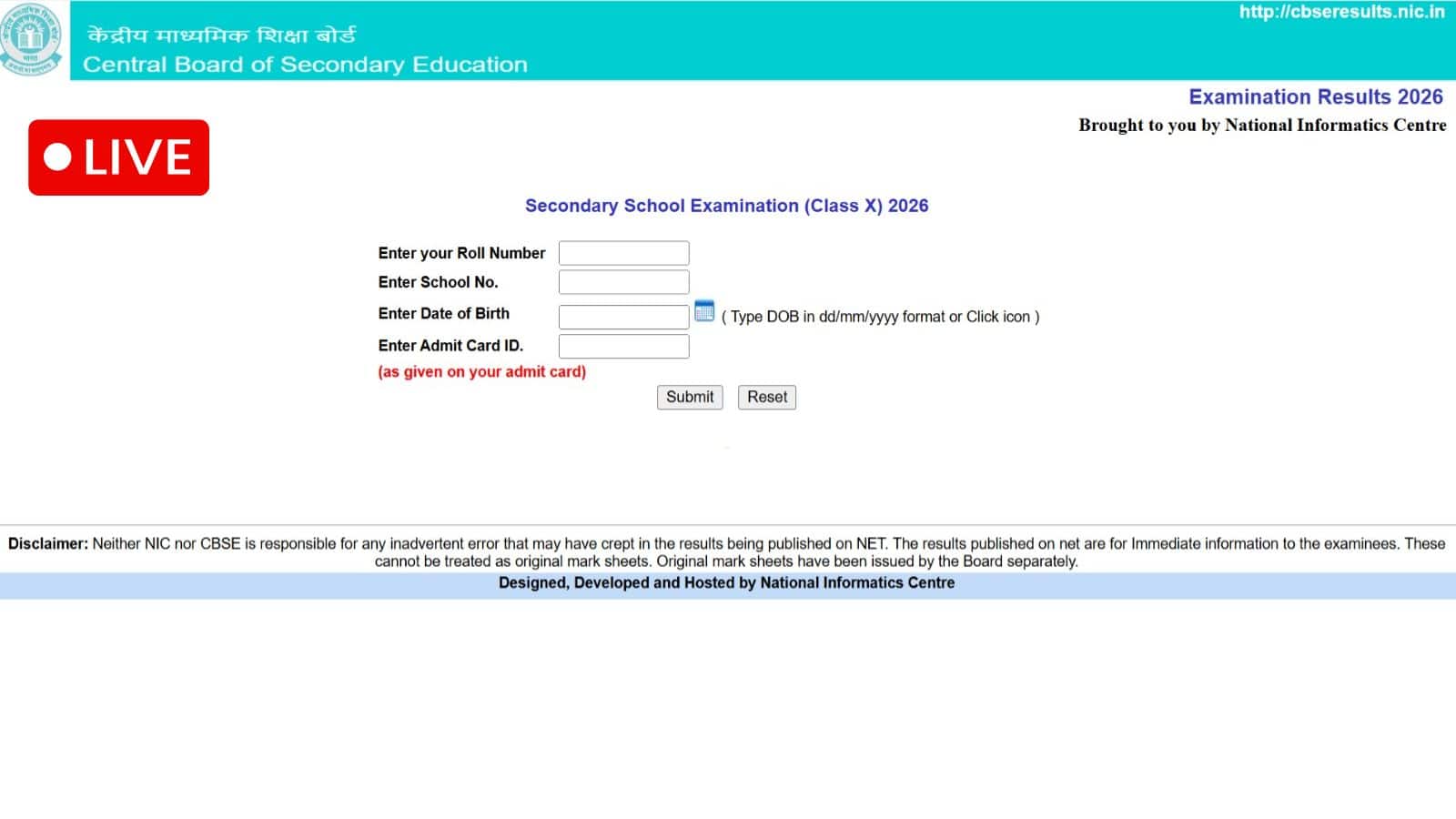 CBSE Board 12th Result 2026 Out LIVE: 12वीं में इस साल बेटियों ने मारी बाजी, Direct Link- cbseresults.nic.in पर चेक करें