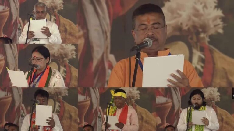 दिलीप घोष से निसिथ प्रमाणिक तक, सुवेंदु अधिकारी के कैबिनेट में 5 मंत्री शामिल