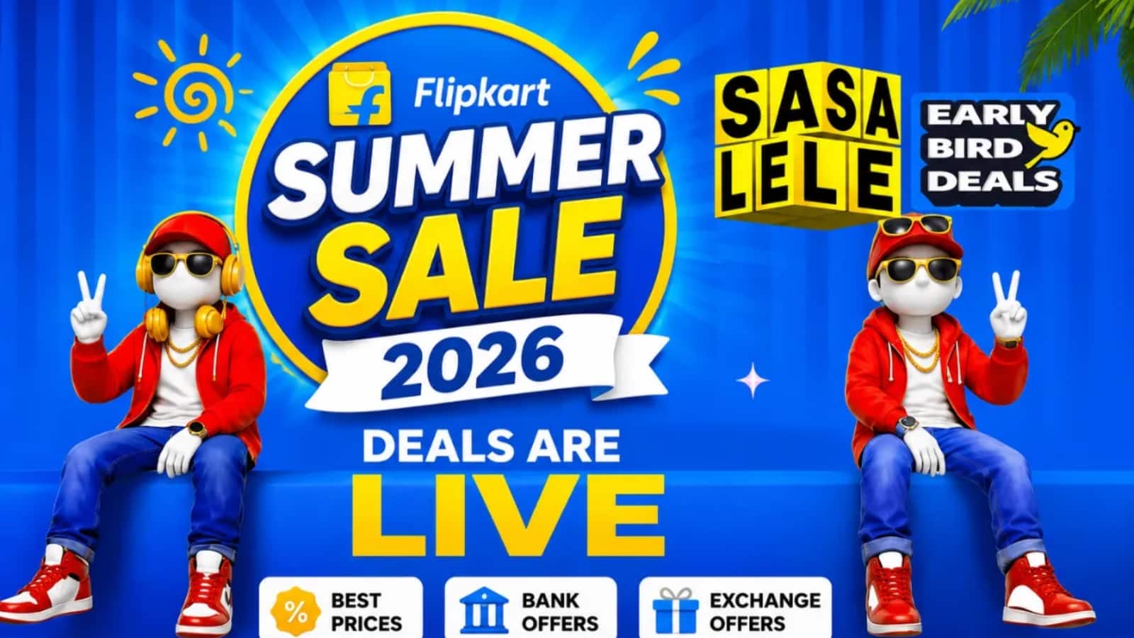 Flipkart Summer Sale 2026: फ्लिपकार्ट सेल शुरू, स्मार्टफोन और इलेक्ट्रॉनिक्स आइटम पर मिल रहा शानदार डिस्काउंट