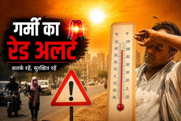 IMD Red Alert: भीषण गर्मी के रेड अलर्ट, इस इलाके में आसमान से बरसेगा आग....47°C पार पहुंचा पारा