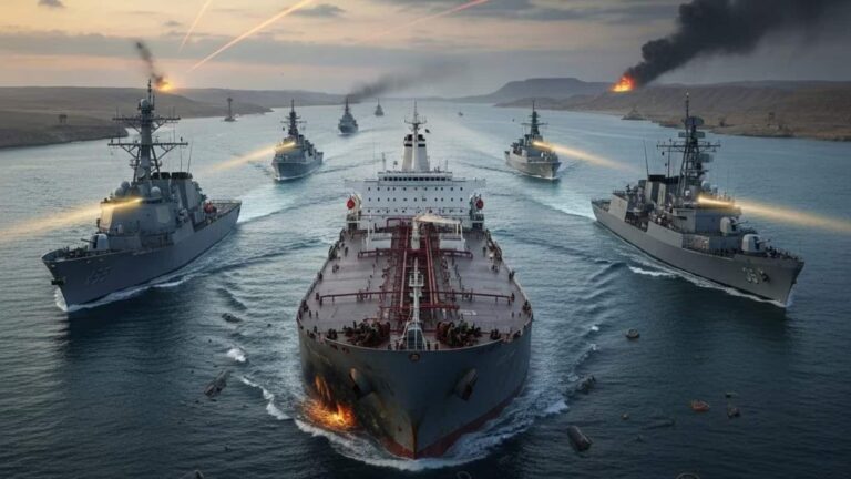 Iran US Conflict: स्ट्रेट ऑफ होर्मुज में फिर चलने लगी मिसाइलें... ईरान ने अमेरिकी नेवी के जहाज पर किया हमले का दावा
