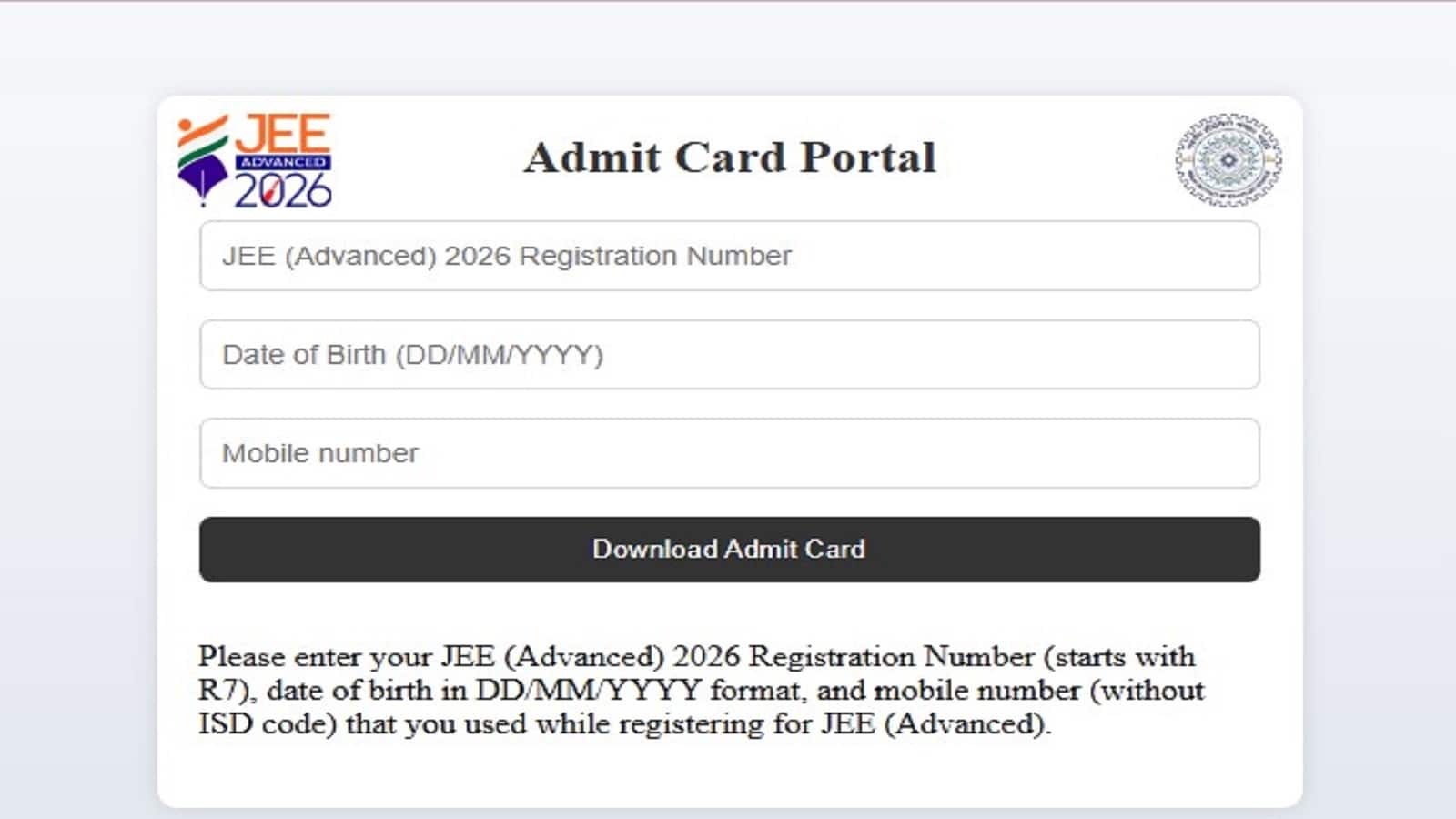 JEE Advanced 2026 Admit Card OUT: आधिकारिक पोर्टल पर जारी हुआ जेईई एडवांस्ड एडमिट कार्ड, जानें कैसे करना है डाउनलोड