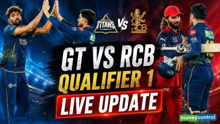 RCB vs GT IPL 2026 Match Live Score: फाइनल से बस एक कदम दूर RCB और GT, गिल के सामने होगी विराट की चुनौती
