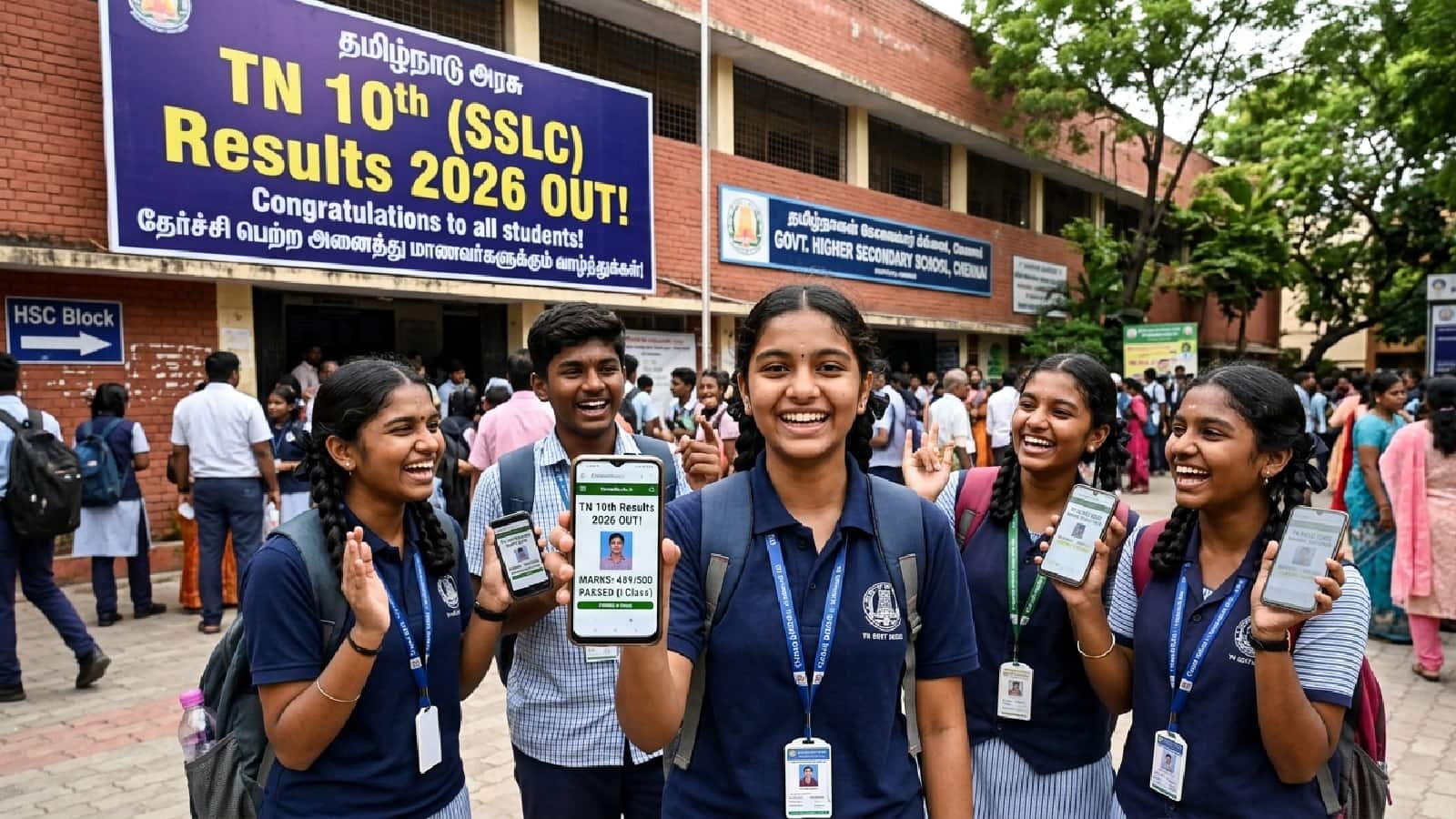 TN 10th Results 2026 OUT: इस साल 10वीं में 94.31% बच्चे हुए पास, 97.57% के साथ पुदुक्कोट्टई जिला बना तमिलनाडु का टॉपर