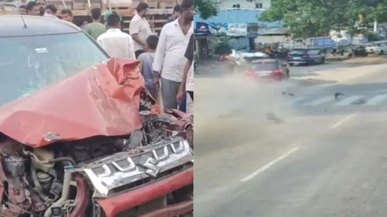 Telangana Accident: तेलंगाना में तेज रफ्तार एसयूवी ने कई बाइक को मारी टक्कर, हादसे में एक की मौत, घटना CCTV में कैद