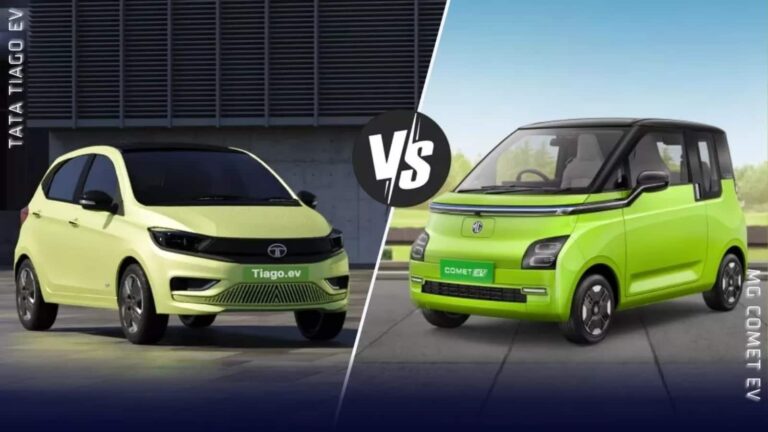 Tiago EV vs MG Comet: कौन सी इलेक्ट्रिक कार है आपके लिए सही?