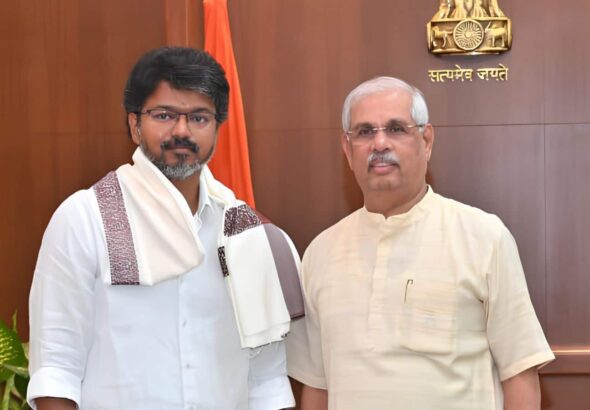 विजय 10 मई को शाम 3:15 बजे लेंगे CM पद की शपथ, राज्यपाल के सामने सरकार बनाने का दावा पेश, 120 पहुंचा बहुमत का आंकड़ा