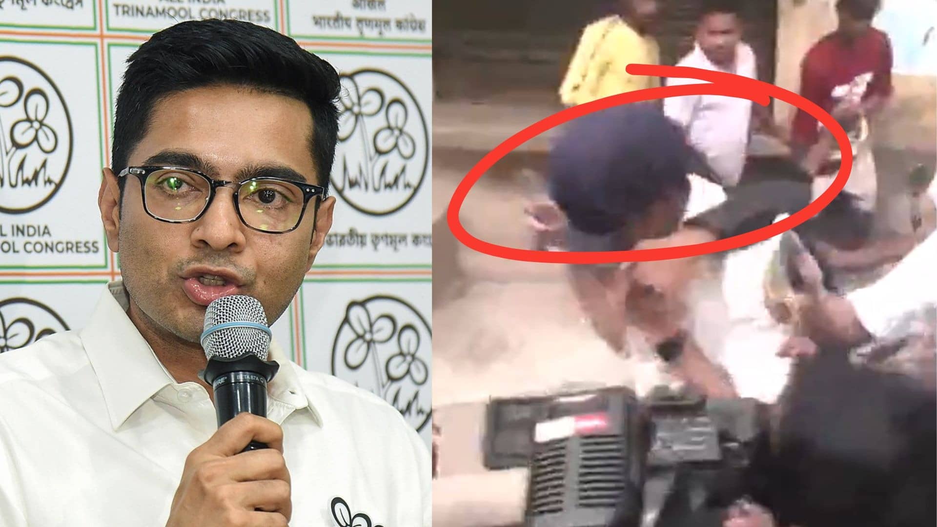 BREAKING: अंडे फेंके, मारपीट की, थप्पड़ मारा... ममता के भतीजे अभिषेक बनर्जी पर हमला
