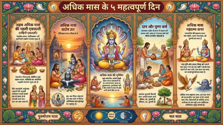 Adhik Maas 2026: अधिक मास में अधिक पुण्य एकत्र करने के लिए आज से 5 दिन हैं अहम, अभी चूके तो 3 साल तक नहीं मिलेगा मौका