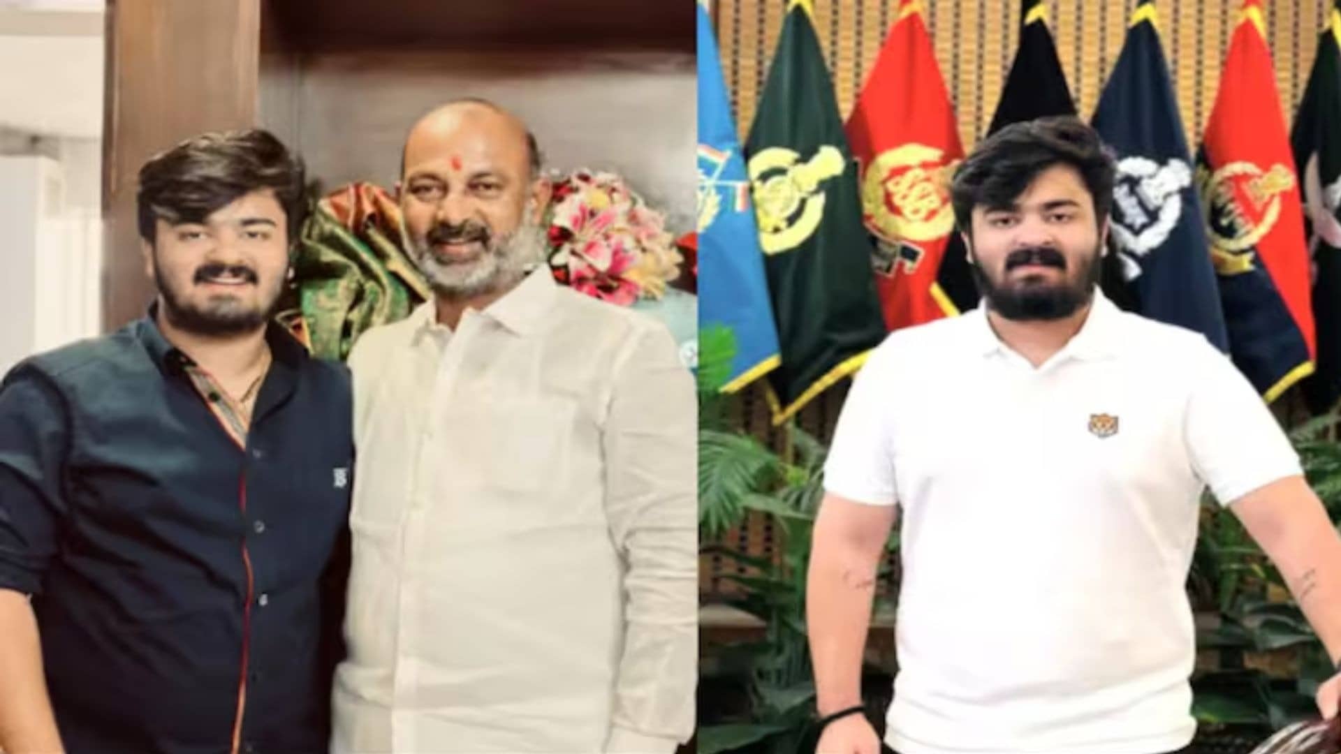 केंद्रीय मंत्री बंडी संजय कुमार ने बेटे भगीरथ को हैदराबाद पुलिस को सौंपा, कहा- कानून के सामने सब बराबर हैं; पॉक्सो एक्ट में है आरोपी