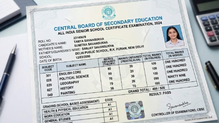 CBSE 12th Topper Tanya Marksheet: सीबीएसई 12वीं में सीकर की तान्या को मिले झोला भरकर नंबर, इनकी मार्कशीट देख चौंक जाएंगे