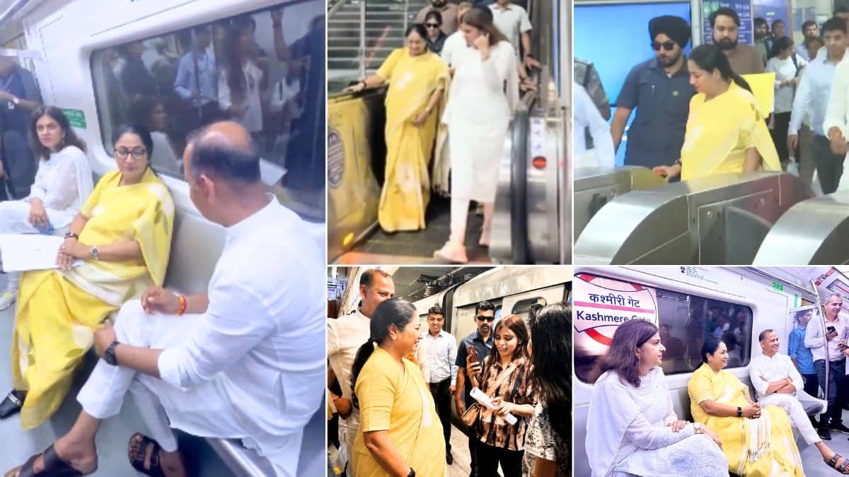 Metro Monday: PM मोदी की अपील पर CM रेखा गुप्ता की पहल, दिल्ली मेट्रो से किया सफर; जनता से की ये अपील