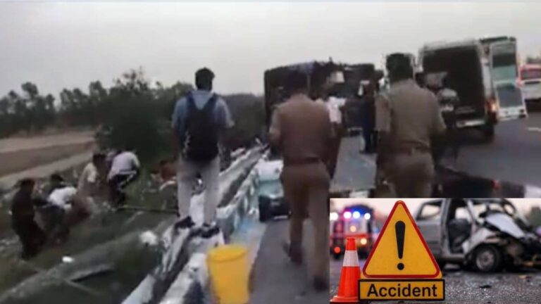 BREAKING: दिल्ली से बिहार जा रही बस एक्सप्रेसवे पर पलटी, 6 लोगों की मौके पर मौत; 15 से ज्यादा घायल, बचाव कार्य जारी
