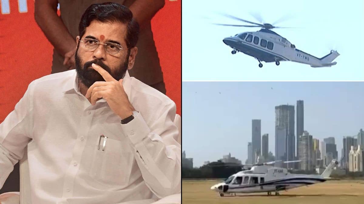 BREAKING: महाराष्ट्र से बड़ी खबर, डिप्टी CM एकनाथ शिंदे का हेलीकॉप्टर आंधी-तूफान में फंसा, अफरा-तफरी में पायलट ने सूझबूझ दिखा लिया बड़ा फैसला