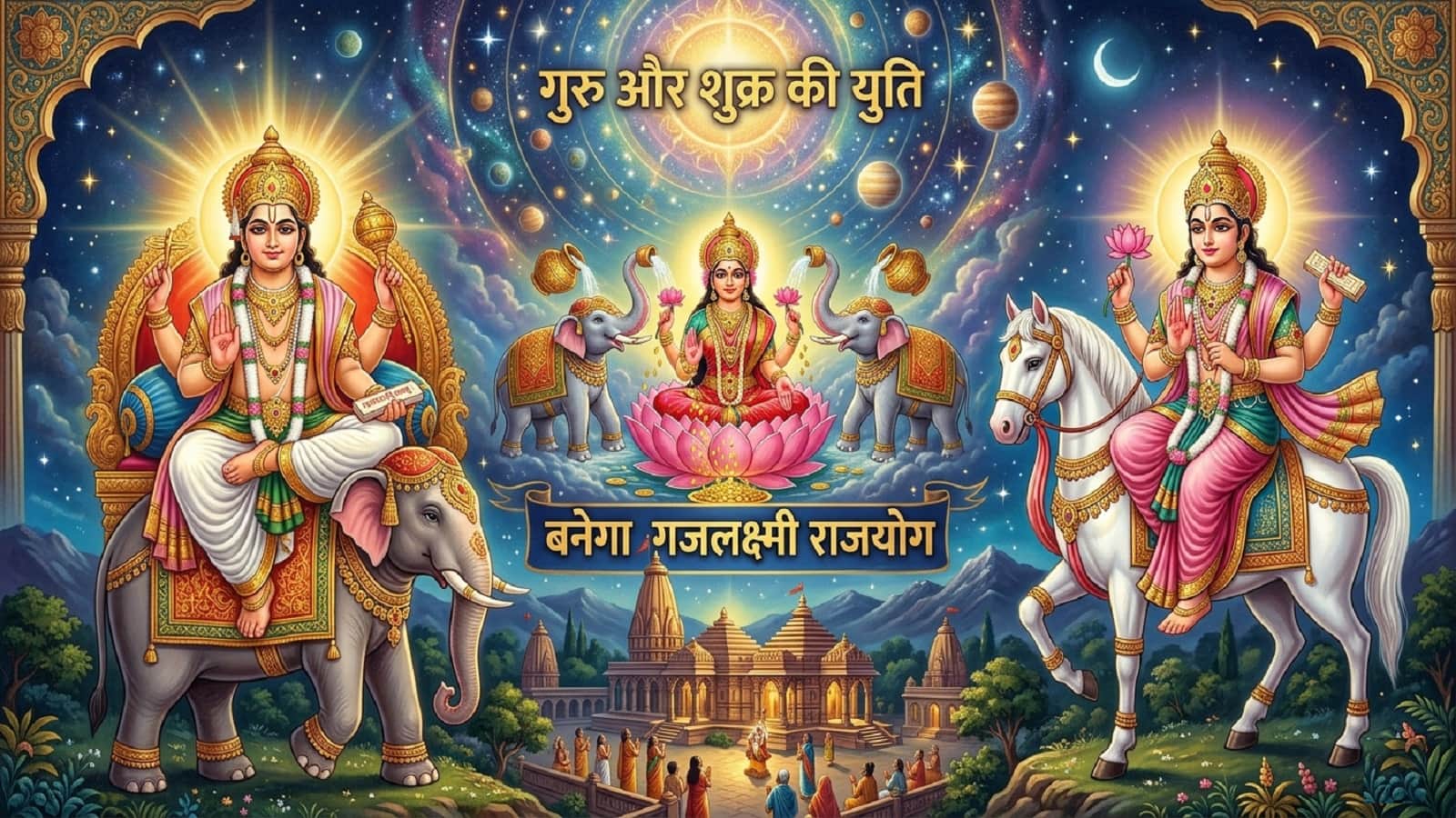 Gajlakshmi Rajyog 2026: गुरु और शुक्र की युति से बनने वाला है गजलक्ष्मी राजयोग, जानें कौन सी 3 राशियों के लिए शुरू होगा शुभ समय