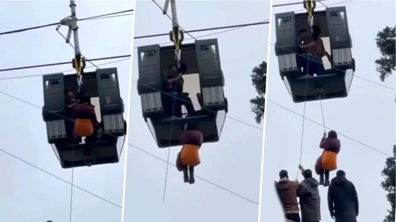 गुलमर्ग के फेमस गोंडोला में 500 फीट ऊंचाई पर फंस गए 300 लोग, 7 घंटे तक चला रेस्क्यू और अटकी रहीं सांसें