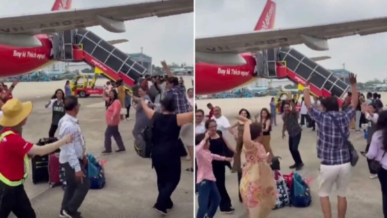 Viral Video: वियतनाम एयरपोर्ट के रनवे पर भारतीय पर्यटकों ने किया गरबा, वीडियो वायरल होने पर वीर दास ने कसा ये तंज