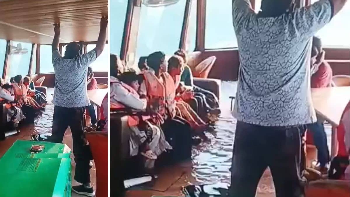 Cruise Incident Video: क्रूज में भरा पानी, बचने के लिए पिता की छाती में चिपके बच्चे और मुझे दे दो की रट... डूबने से पहले ऐसा था खौफनाक मंजर