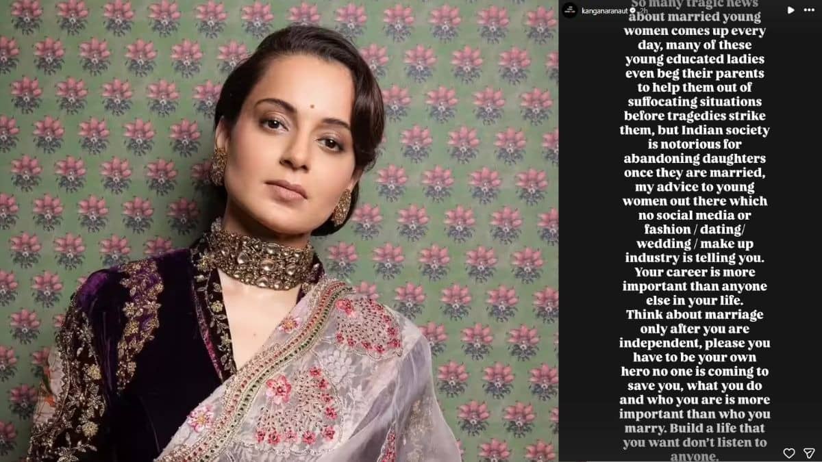 'शादी के बाद बेटियों को अकेला छोड़ देता है समाज', ट्विशा और दीपिका केस पर कंगना रनौत का छलका दर्द, एक्ट्रेस ने दी सलाह